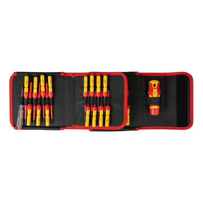 Pochette 25 tournevis JBM interchangeables isolés