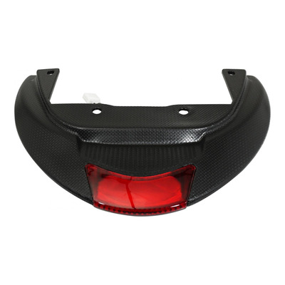 Poignée passager avec feu noir 575407000C pour Piaggio 50 zip 06-