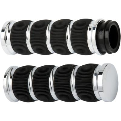 Poignées Arlen Ness Fusion cerclages tirage par câble Twin Cam 99-17 chrome