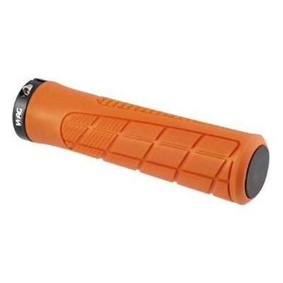 Poignées de VTT WAG Pro lock-on orange 135 mm