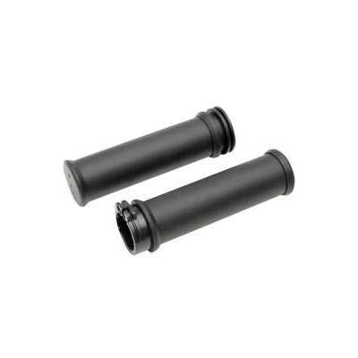 Poignées Drag Specialties type origine tirage à câble Twin-Cam 99-17 caoutchouc noir