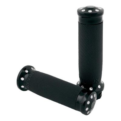 Poignées Roland Sands Design tracker Black OPS tirage câble Twin-Cam 99-17 noir/aluminium