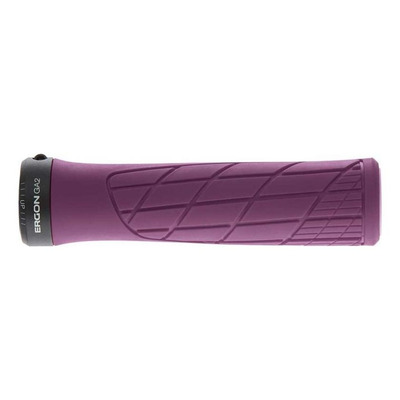 Poignées VTT Ergon GA2 violet/noir