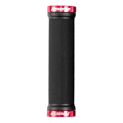 Poignées VTT Reverse Classic Lock-On Ø 28mm rouge