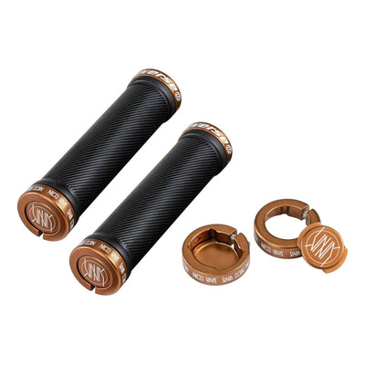 Poignées VTT Reverse Nico Vink Signature Lock-On Ø 30mm cuivre