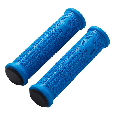 Poignées VTT Reverse Stamp Basic Ø 31mm bleu