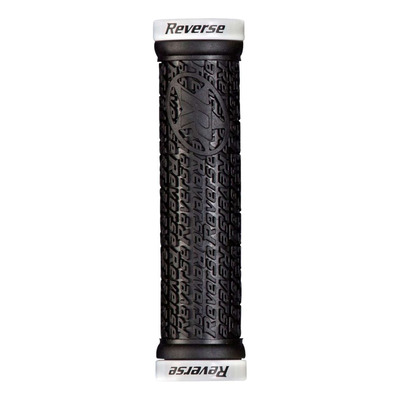 Poignées VTT Reverse Stamp Lock-On Ø 30mm blanc