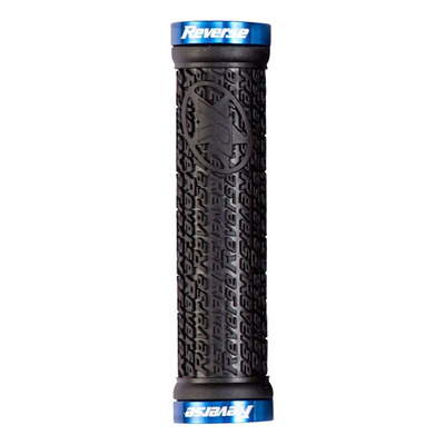 Poignées VTT Reverse Stamp Lock-On Ø 30mm bleu