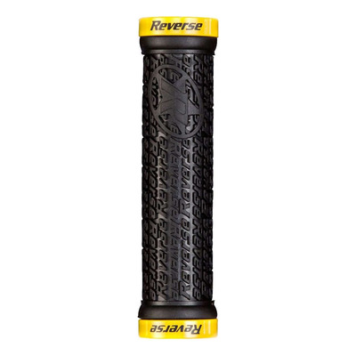 Poignées VTT Reverse Stamp Lock-On Ø 30mm jaune