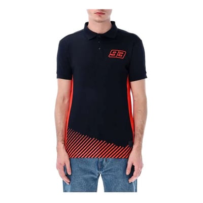 Polo Marc Marquez Technical 93 and Stripes blue
