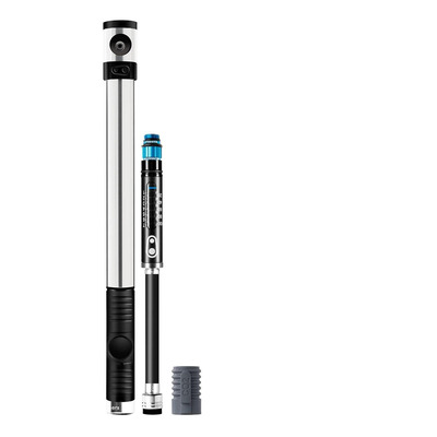 Pompe à main Crankbrothers Klic High Pressure manomètre + percuteur CO²