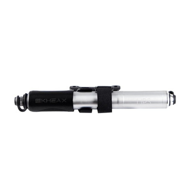Pompe à main VTT Kheax Lips HV T.M 225mm argent (6,2Bar/90psi)