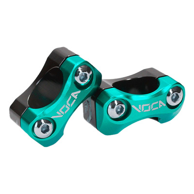 Pontet de guidon Voca Racing V2 HB28 Ø28,6 cyan