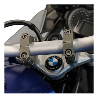 Pontets de guidon Gilles Tooling 22/28 mm titane BMW R 1250 GS 19-21