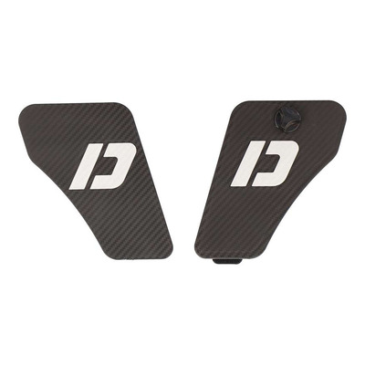 Porte boîte à outils Doppler pour Peugeot 103 MVL/SP - réservoir 3,7 L - Noir Effet Carbone/Gris