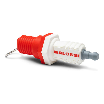 Porte bougie Malossi blanc/rouge