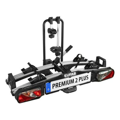 Porte-vélos attelage sur plateforme Eufab Premium 2 Plus 2 vélos adapté VAE