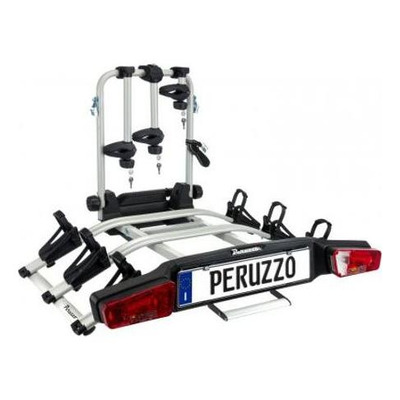 Porte-vélos attelage sur plateforme Peruzzo Zephyr 3 vélos adapté VAE