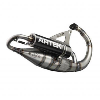 Pot Artek K2 Evo silencieux noir pour keeway f-act/matrix/cpi oliver/popcorn