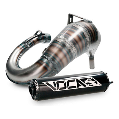 Pot d’échappement VOCA Cross Rookie 50/70cc alu noir DT50/X-Limit