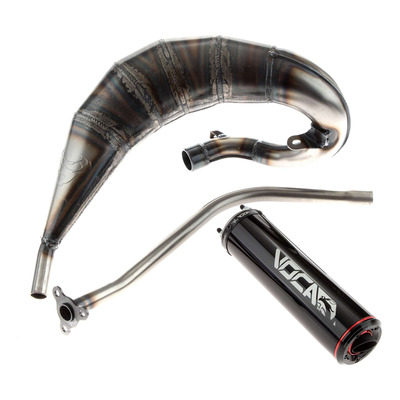 Pot Voca Racing Cross Rookie avec silencieux carbone et noir pour Fantic 50