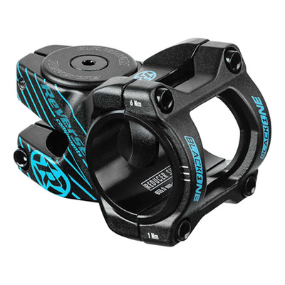 Potence 1’’1/8 VTT Reverse Black One D-2 bleu