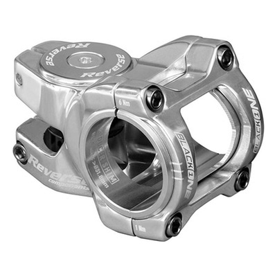 Potence 1’’1/8 VTT Reverse Black One Titanium D-2 35mm argent