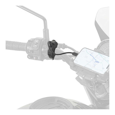 Prise de guidon Givi USB et USB-C Ø22mm à 1 pouce