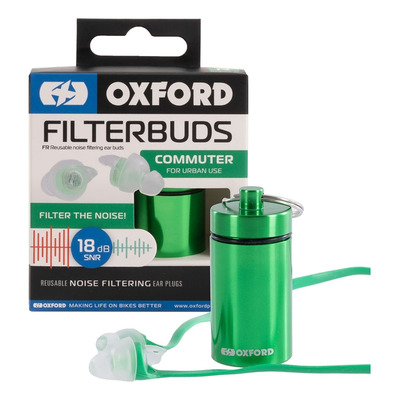 Protection auditive réutilisables Oxford FilterBuds Commuter 18 SNR