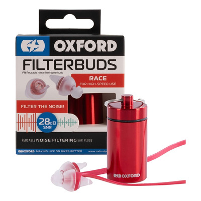 Protection auditive réutilisables Oxford FilterBuds Race 28 SNR