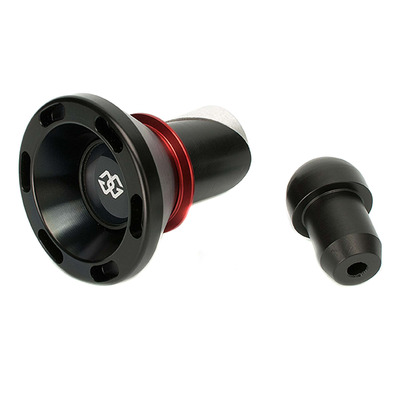 Protection d'axe de roue arrière Gilles Tooling Suzuki GSX-R 1000 01-22 inserts rouge et or