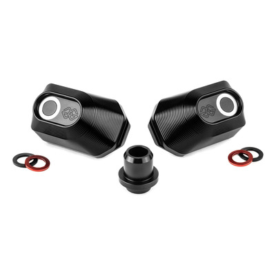 Protection d'axe de roue arrière Gilles Tooling usiné CNC BMW F 900 R 20-24 noir