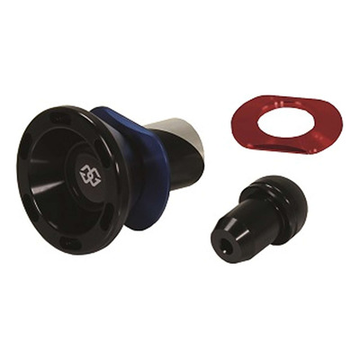 Protection d'axe de roue arrière noir/rouge Gilles Tooling BMW S 1000 R 10-22 inserts rouge
