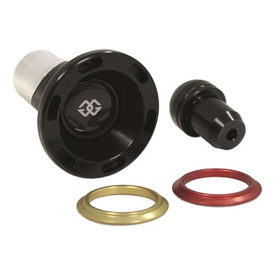 Protection d'axe de roue avant Gilles Tooling Yamaha YZF-R1 1000 15-22 noir inserts rouge et or