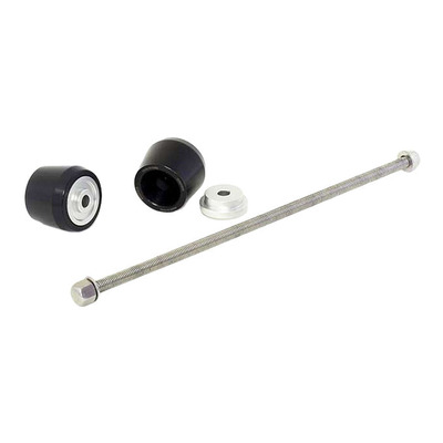 Protection d'axe de roue avant noir/alu Aprilia RS 660 20-25