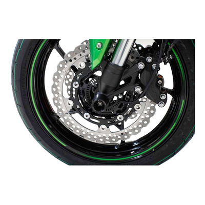 Protection d'axe de roue avant noir Kawasaki Z 900 17-24