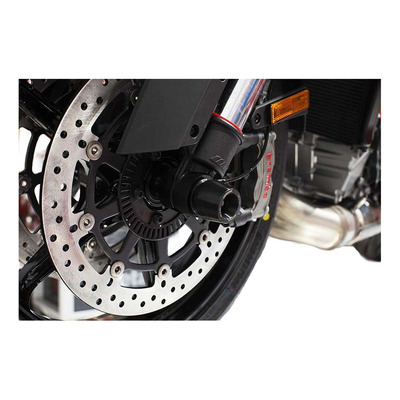 Protection d'axe de roue avant noir KTM 1290 Superduke R 14-23