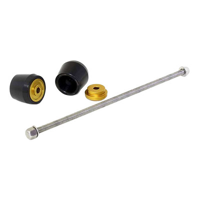 Protection d'axe de roue avant noir/or Aprilia RS 660 20-25
