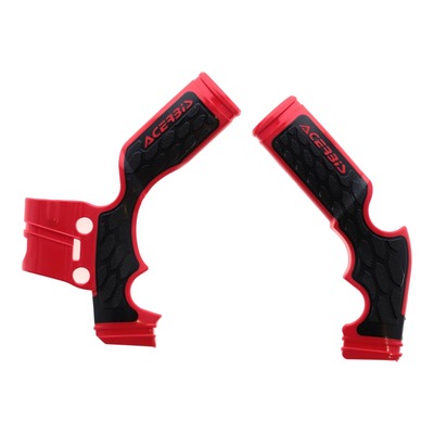 Protection de cadre Acerbis X-Grip Husqvarna 65 TC 16-21 rouge/Noir Brillant