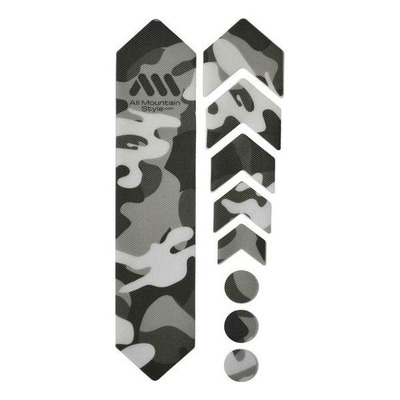 Protection de cadre Basic All Mountain Style 9 pièces Camouflage Noir