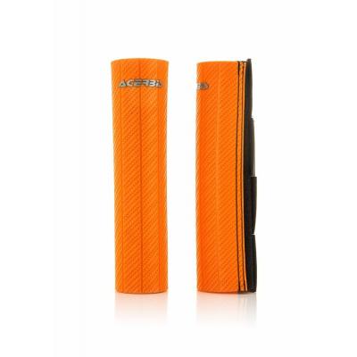 Protections de fourche Acerbis Orange Brillant