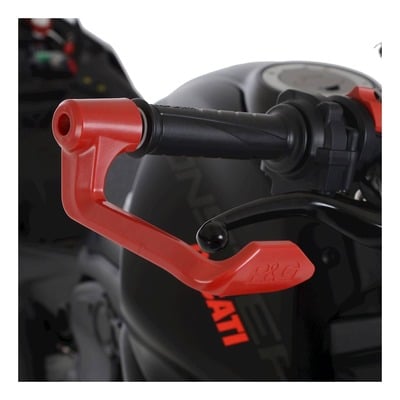 Protection de levier de frein R&G Racing rouge Ducati Multistrada V4 21-22