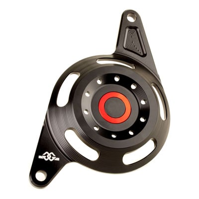 Protection de pignon Gilles Tooling Ducati Monster 1200 S 14-21 aluminium usiné CNC noir