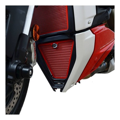 Protection de radiateur d'huile rouge Ducati Panigale V4 18-21