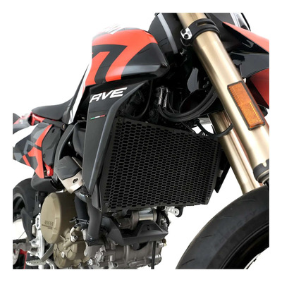 Protection de radiateur noir R&G Racing Pro Guard Ducati 698 Hypermotard 24-25