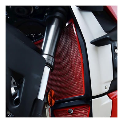 Protection de radiateur R&G Ducati Panigale V4 17-23 rouge