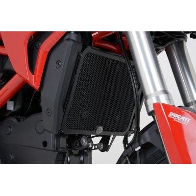 Protection de radiateur R&G Racing aluminium noir Ducati Hypermotard 939 16-18