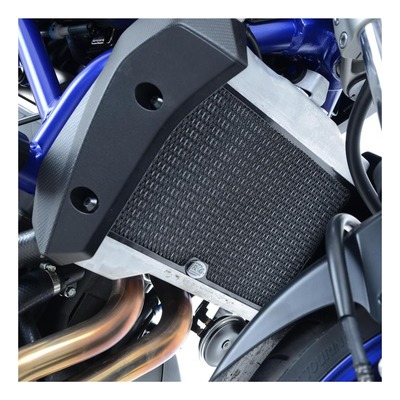 Protection de radiateur R&G Racing couleur titane Yamaha MT-07 14-20