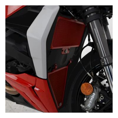 Protection de radiateur R&G rouge Ducati Streetfighter V2 22-23