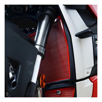 Protection de radiateur R&G rouge Ducati Panigale V4 18-23